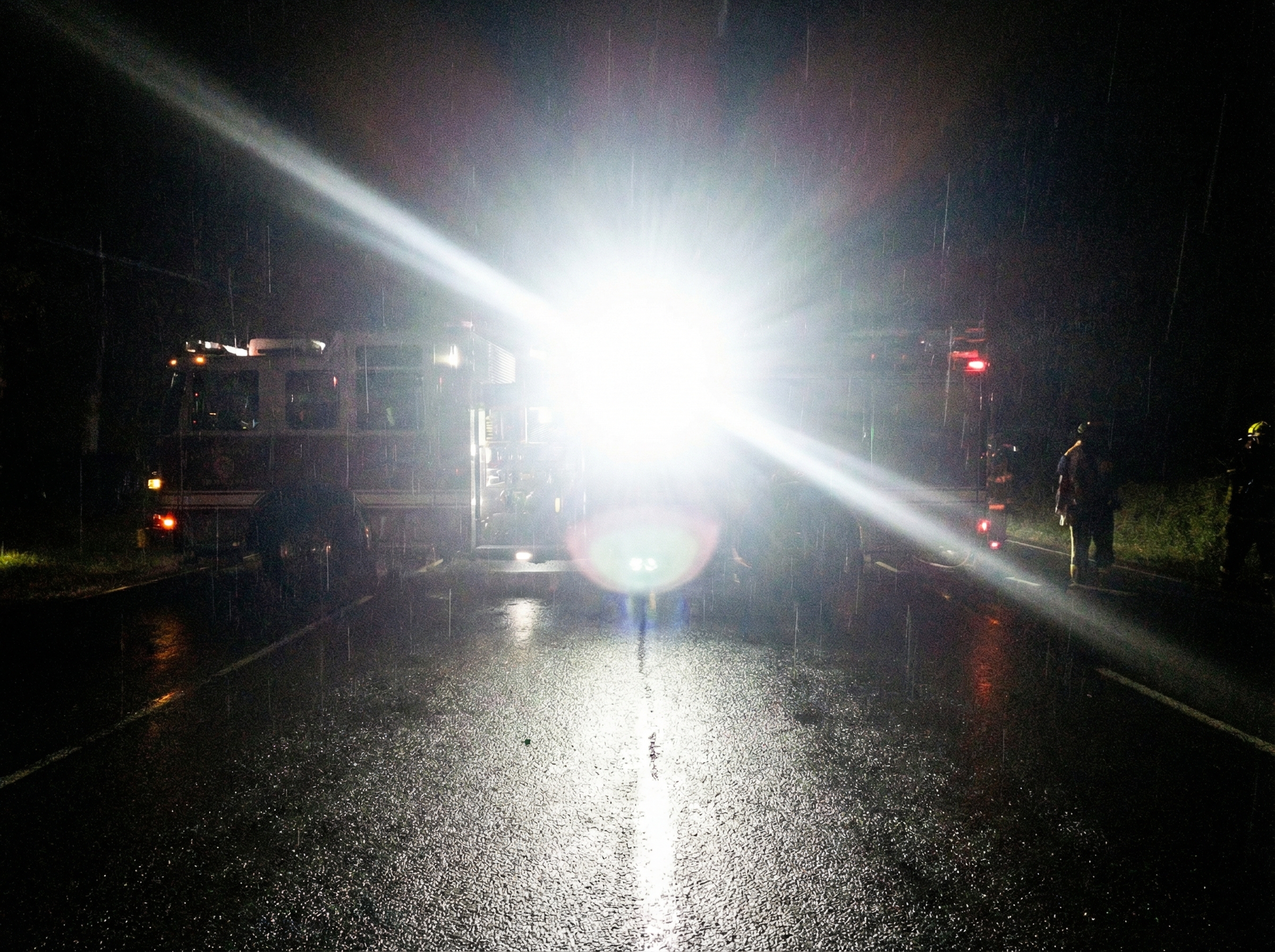 Ausleuchten von Einsatzstellen 